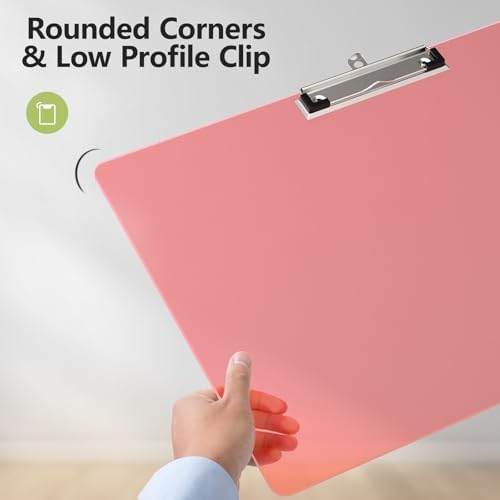 Extra Large Clipboard, 11 x 17 Pink Plastic Drawing Board