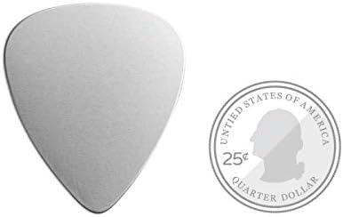 ImpressArt - Premium Metal Stamping Blanks for Metal Stamping and Jewelry Making (24 Pack) (1 1/4" Guitar Pick, Copper)
