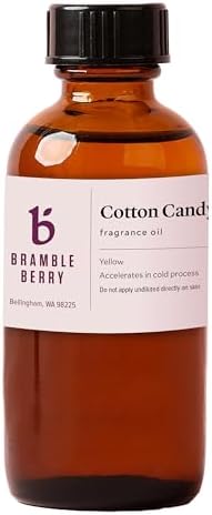Bramble Berry Cotton Candy Spun Sugar & Vanilla Scent for Soap Making, Candles, Lotion, Bath Bombs & Perfume | Skin Safe, Vegan, Paraben & Phthalate Free, DIY Craft Essential