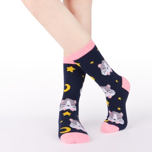 Jeasona Women's Cute Socks Fun Gifts for Wife Mom Daughter Girlfriend