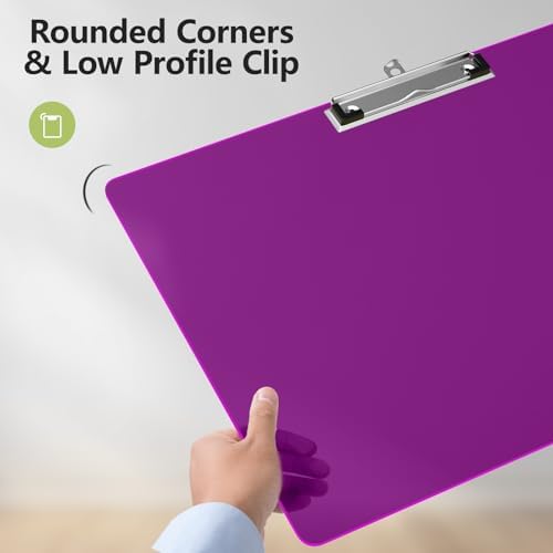 Extra Large Clipboard, 11 x 17 Purple Plastic Drawing Board