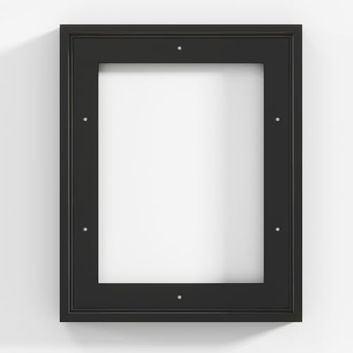 Venusmiles Canvas Frame 8x10 Frame for Canvas Painting Floating for 1" Deep, Floater for Canvas Artist Panel Oil Painting Wall Art Décor, Vertical or Horizontal Picture Wall Decor, Black