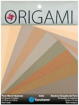 Yasutomo PURE Warm Neutrals Origami, 5.875-Inch