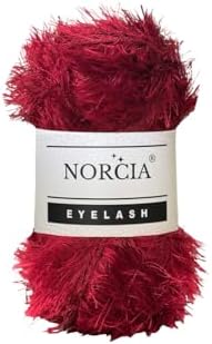 Eyelash Yarn Fun Fur Yarn(100g-3.5oz) (153yds-140mt) Fuzzy Premium Soft Crochet DIY Hand Knitting 100% Polyester