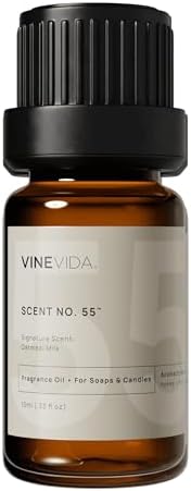 VINEVIDA Natural Fragrance Oil - 0.33oz Scent No.55 for Candle & Soap Making
