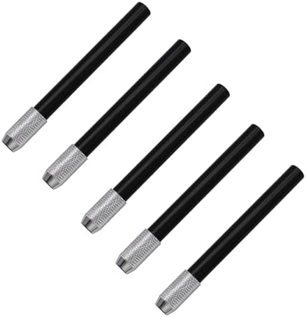 5 Pcs Pencil Extenders Pencil Lengthener Color Aluminum Pen Lengthener Holder Pencil Lengthener Pencil Extender Holde