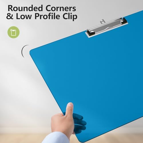Extra Large Clipboard, 11 x 17 Blue Plastic Drawing Board