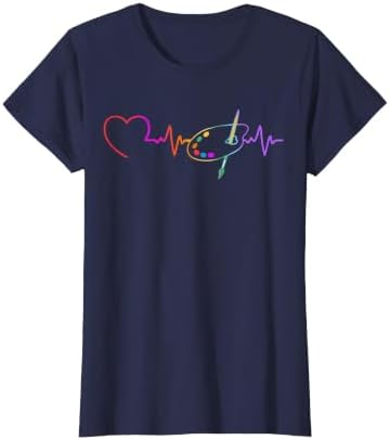Funny Paint Palette Brush Artist Painter Art Teacher Men Kid T-Shirt