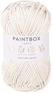 Paintbox Yarns 100% Cotton Aran Yarn 1.76oz / 50g, 93yds / 85m