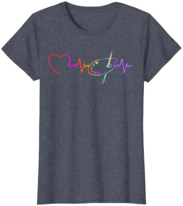 Funny Paint Palette Brush Artist Painter Art Teacher Men Kid T-Shirt