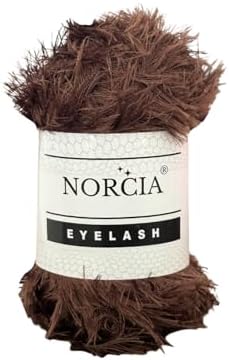 Eyelash Yarn Fun Fur Yarn(100g-3.5oz) (153yds-140mt) Fuzzy Premium Soft Crochet DIY Hand Knitting 100% Polyester