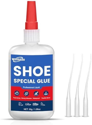 Shoe Glue 30g, Flexible & Waterproof Adhesive for Shoe Repair & Restoration