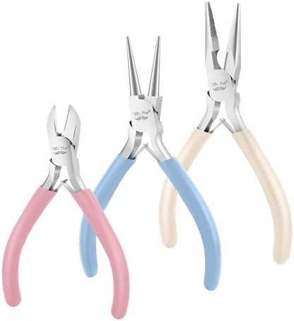 Mr. Pen- Pliers for Jewelry Making, 3 Pack, Chain Nose