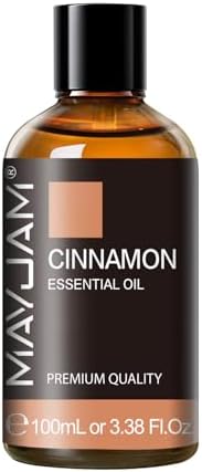 MAYJAM Cinnamon Essential Oil for Diffuser Soap Candle Making, 3.38FL.OZ