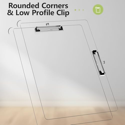 11 x 17 Extra Large Clipboard 2 Pack, Clear Clip Board
