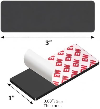 Magnetic Tape 1x3 Inch 28 Pack, Strong Adhesive Magnets for Crafts