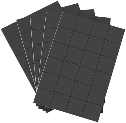 Mr. Pen- Self Adhesive Magnet Square, 120 pcs, Flexible and Extra Thin