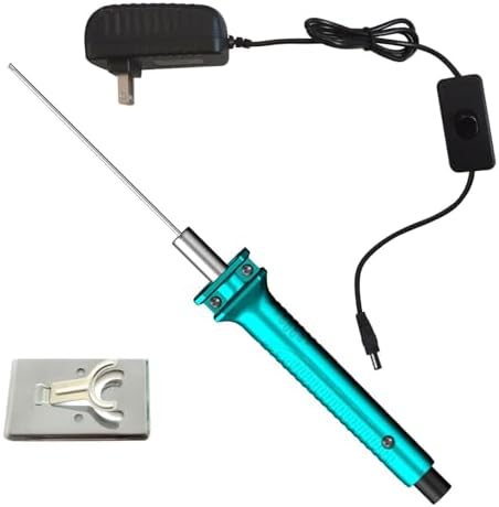 Hot Wire Pen, Electric Hot Wire Cutter Pen 10cm, Styrofoam Cutting Hot Pen Hot Wire Cutting Pen for Amateur DIY Heat Cutting Engraving Pen, Art Making, Foam Carving (blue, 100mm)