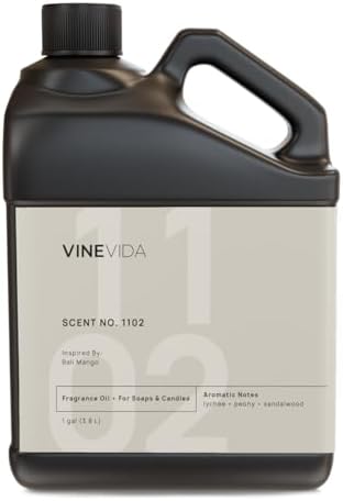 VINEVIDA [128oz] Bali Mango Fragrance Oil - Natural Scents for Candle and Soap Making - Made in USA