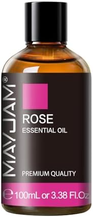 MAYJAM Rose Essential Oil for Diffuser Soap Candle Making, 3.38FL.OZ