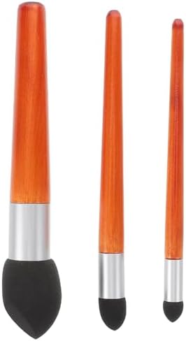 CORHAD 3pcs Multi-Functional Drawing Pens for Artists with Sponge and Wood Material, for Sketching and Drawing, for Refining Sketches and Creating Seamless Transitions
