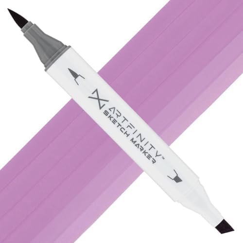 Artfinity Sketch Markers - Lilac V5-4, Vibrant, Professional, Dye-Based Alcohol Markers for Artists, Drawing, Travel, & More