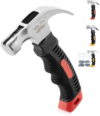 Mr. Pen- Claw Hammer, 8oz, Red, Magnetic