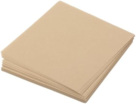 MECCANIXITY 50 Sheet Origami Paper Double Sided Khaki 2x2 Inch Square Sheet for Art Craft Project, Beginners, Gifts Decor