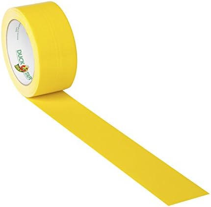 Duck 1304966 Tape, Yellow Sunburst, 1.88" x 20 Yards, Single Roll