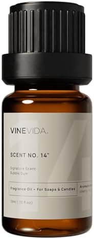 VINEVIDA [0.33oz] Bubble Gum Fragrance Oil for Candle Making and Soap Making - Premium Candle Scents for Soy Candles