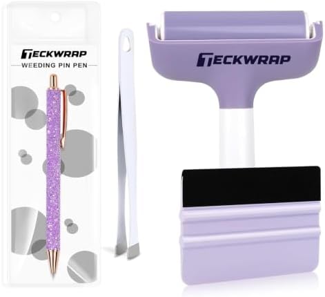 TECKWRAP Brayer Roller Set for Vinyl DIY Crafts - 4 PCS