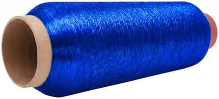 Mandala Crafts Metallic Royal Blue Embroidery Floss for Sewing, 3281 Yard Spool