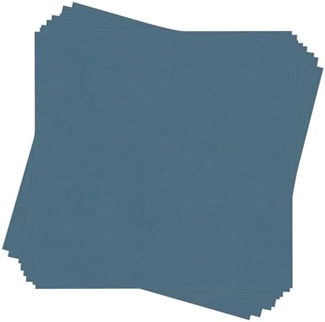 Steel Blue 15x19 Uncut Premium Mat Board - No Opening - 10 Mats