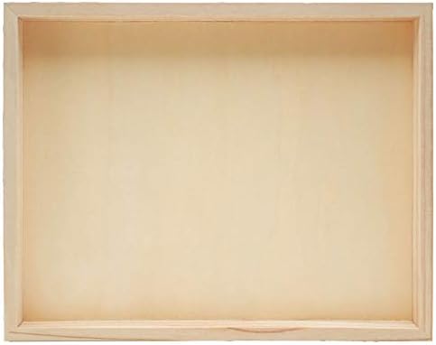 Wood Canvas Cradled 11 x 14 inch, Pack of 3 Blank Wood Panels for Painting, DIY Signs, Framing, Shadow Box, & Tray Crafts, by Woodpeckers
