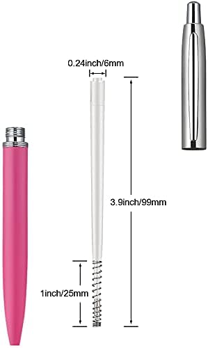 Craft Weeding Pen Refills (6pcs), 3.9 inch Precision Needle Refill for Essential Adhesive Vinyl Air Release Pin Parker Ballpoint Pen, 6 Refills