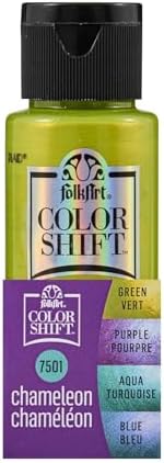FolkArt Color, 10 Bottle Multi-Surface Acrylic Paint Set, 2oz, Basics