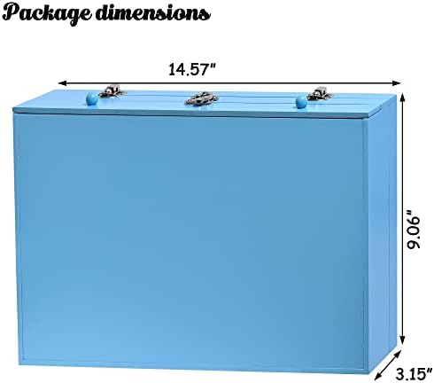 Sunnyglade 145 Piece Deluxe Art Set Wooden Art Box & Drawing Kit Blue