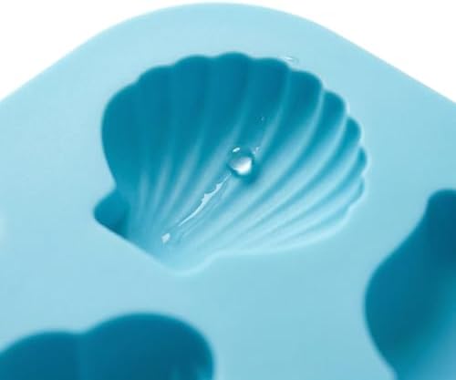 Seashell Silicone Mold Ocean Theme Chocolate Mold Candy Mold Baking Mold Silicone Mold for Cake Decoration Resin Soap Wax DIY Craft Food Grade