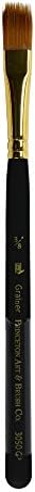 Princeton Mini-Detailer Grainer Brush, Synthetic, Short Handle, Size 3/8 inch, 1 Count