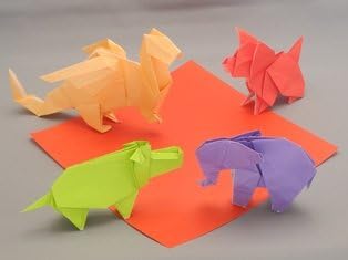 [Taro's Origami Studio] Jumbo 13.8 Inch One Sided 30 Colors 30 Sheets Square Easy Fold Premium Japanese Paper for Beginner (Imported Product From Japan)
