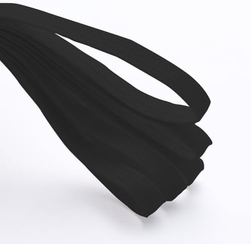 Airisoer Elastic Bands for Sewing 1/4 Inch x 12 Yards, Black