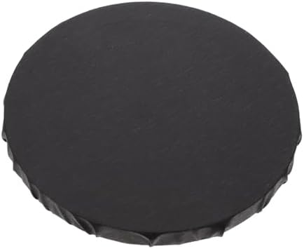 FAVOMOTO Black Round Canvas for Painting - Round Photo Frame, Wooden Wall Hanging Picture Frames Stretched Drawing Boards for Artists Painters DIY Painting