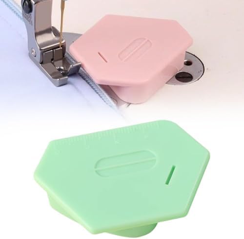 Magnetic Seam Guide for Sewing Machine,2025 New Multi-Purpose Tool Polygonal Strong Magnetic Gauge,Polygonal Multifucntional Seam Guide Hemmer with Scale,Sewing Accessories Supplies (Green)