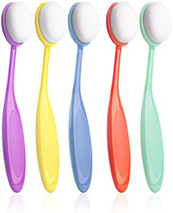 5 Pcs Ink Blending & Stencil Brushes,Color Coded Handle Craft Blender Tools