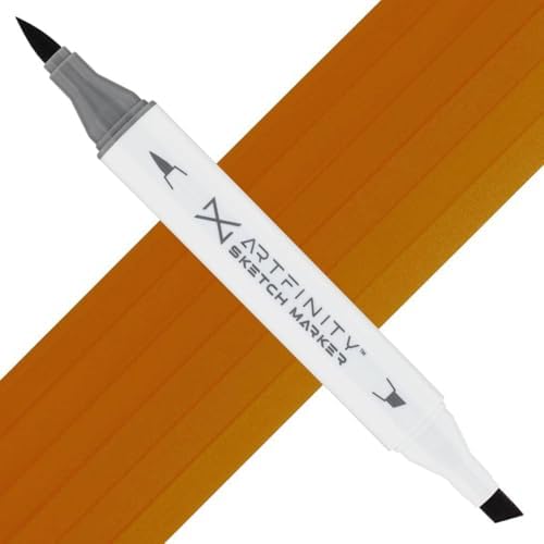 Artfinity Sketch Markers - Baked Clay E3-6, Vibrant, Professional, Dye-Based Alcohol Markers for Artists, Drawing, Travel, & More