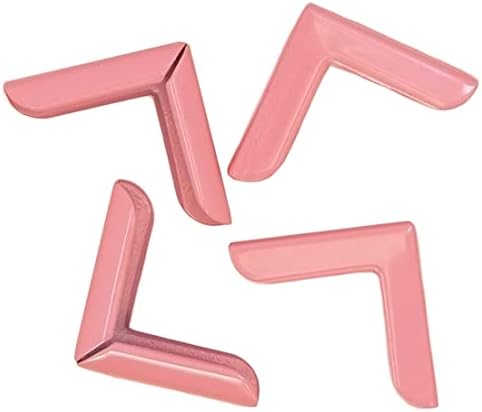 Craftelier - Set of 4 Large Metal Corner Pieces for Scrapbooking and Other Craft Projects Such as Albums, Notebooks, Layouts or Planners | Size 22,5 x 5,5 x 3,3 mm - Bubblegum Pink Color