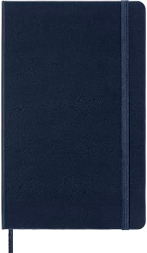 Moleskine Art Sketchbook, Hard Cover, Large (5" x 8.25") Plain/Blank, Sapphire Blue, 104 Pages