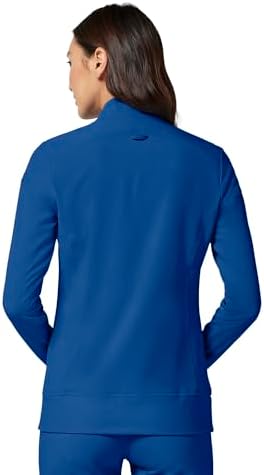 Cherokee iFlex Scrub Jacket for Women 2 Pocket Zip Front