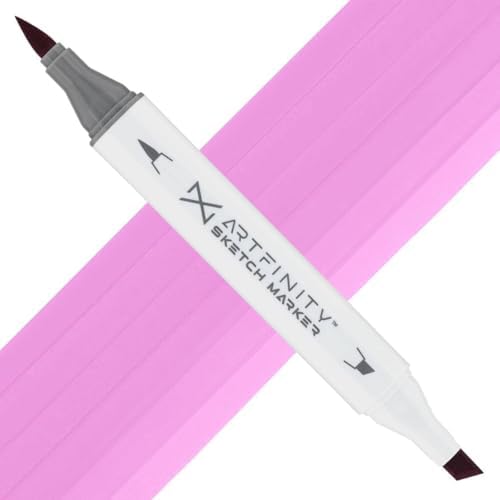 Artfinity Sketch Markers - Rhodamine V1-4, Vibrant, Professional, Dye-Based Alcohol Markers for Artists, Drawing, Travel, & More