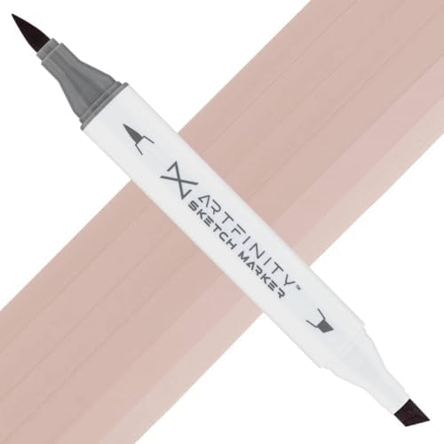 Artfinity Sketch Markers - Taupe RV8-3, Vibrant, Professional, Dye-Based Alcohol Markers for Artists, Drawing, Travel, & More